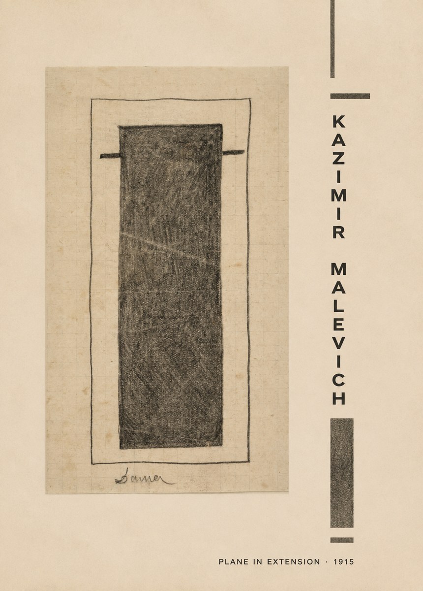 Kazimir Malevich Plane in Extension No2 - Juliste