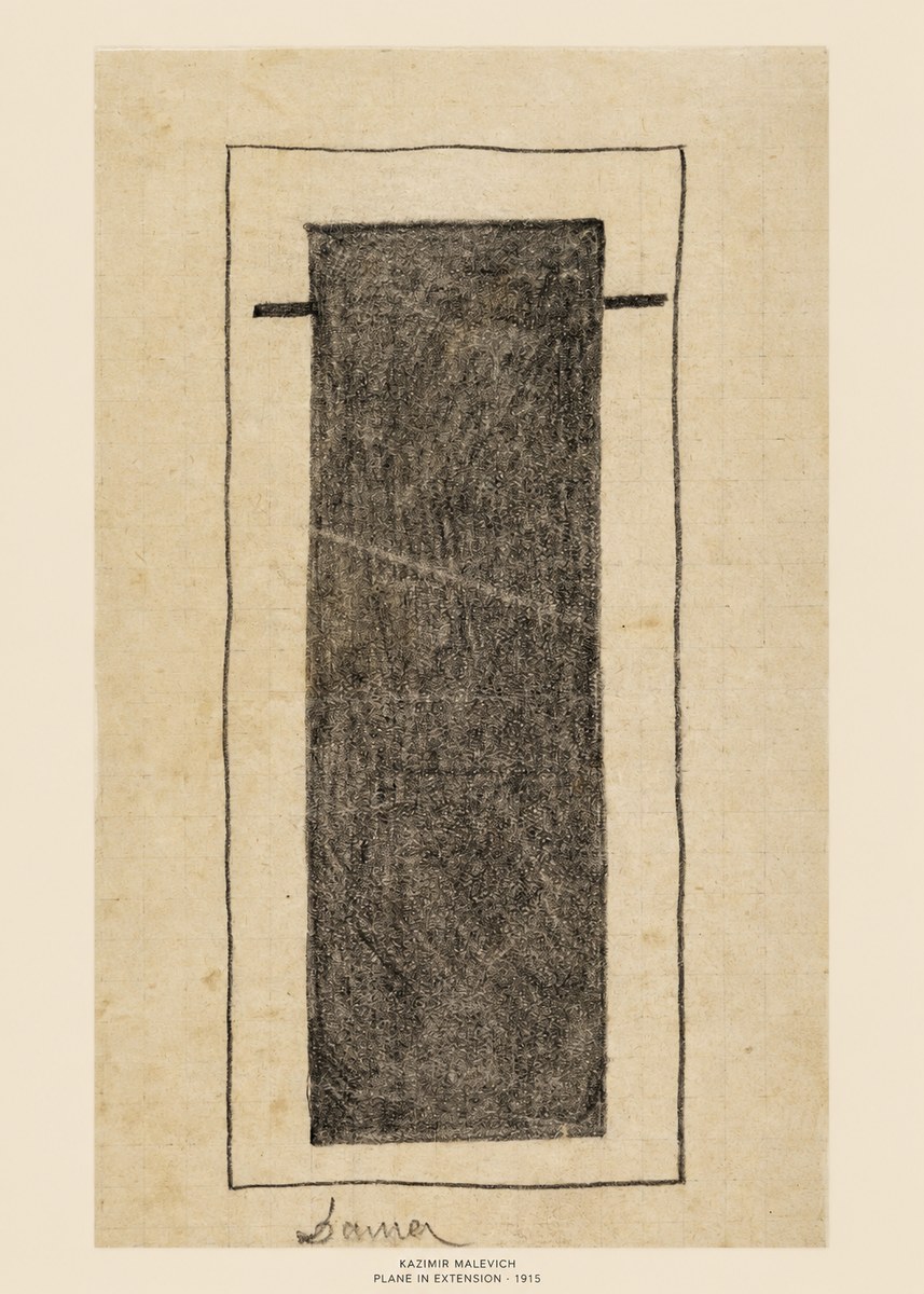 Kazimir Malevich Plane in Extension No5 - Juliste