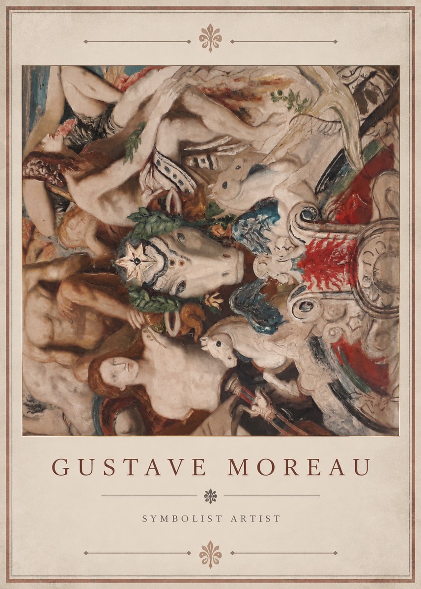 Gustave Moreau Mythological Composition No2 - Juliste