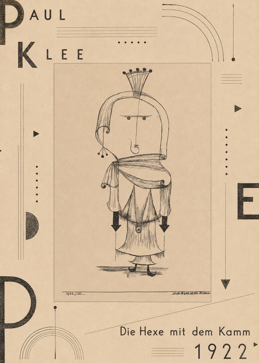 Paul Klee Die Hexe Mit Dem Kamm No5 - Juliste