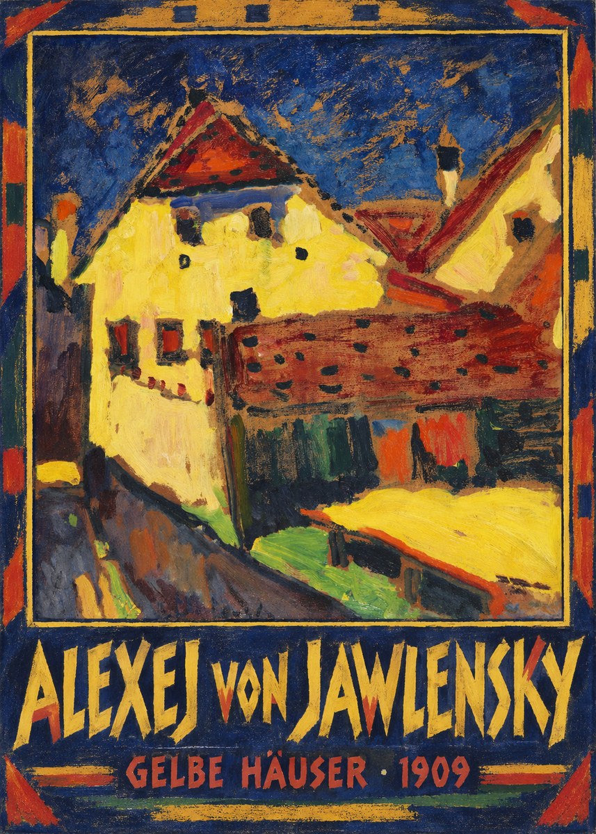Alexej von Jawlensky Gelbe Häuser No1 - Juliste