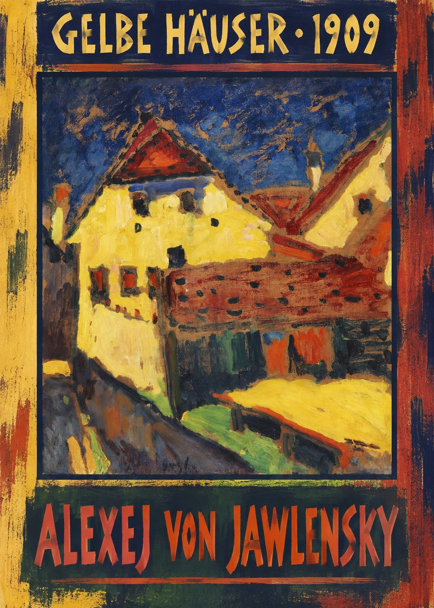 Alexej von Jawlensky Gelbe Häuser No6 - Juliste