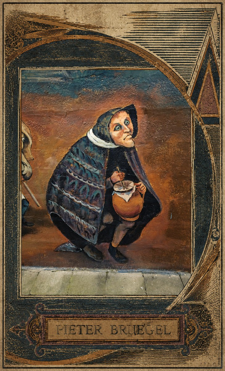 Pieter Bruegel The Beggar Woman with Jug No5 - Juliste