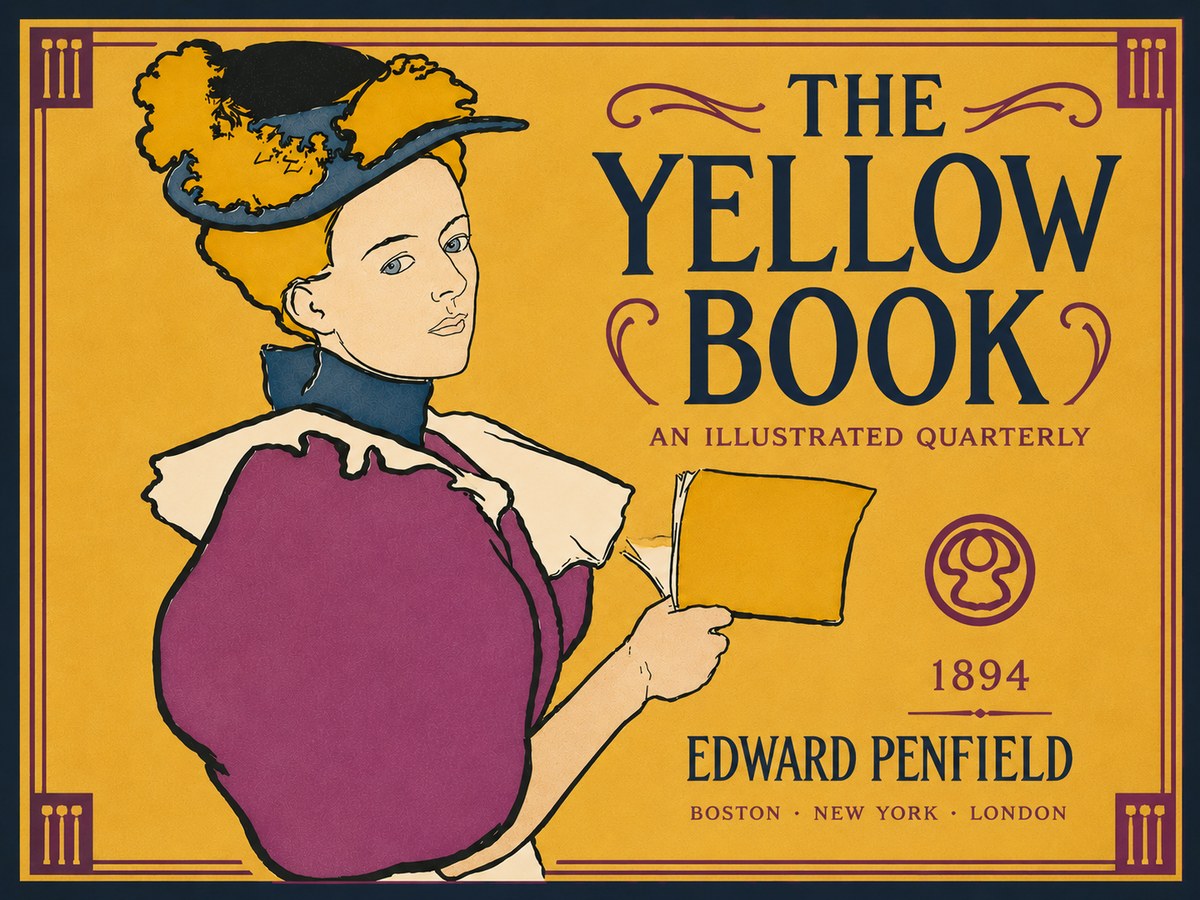 Edward Penfield The Yellow Book I No6 - Juliste