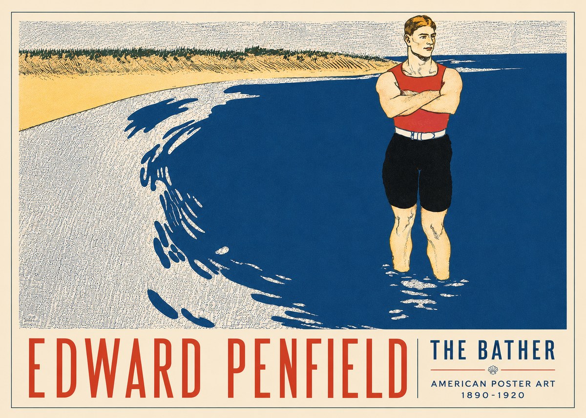 Edward Penfield The Bather No3 - Juliste
