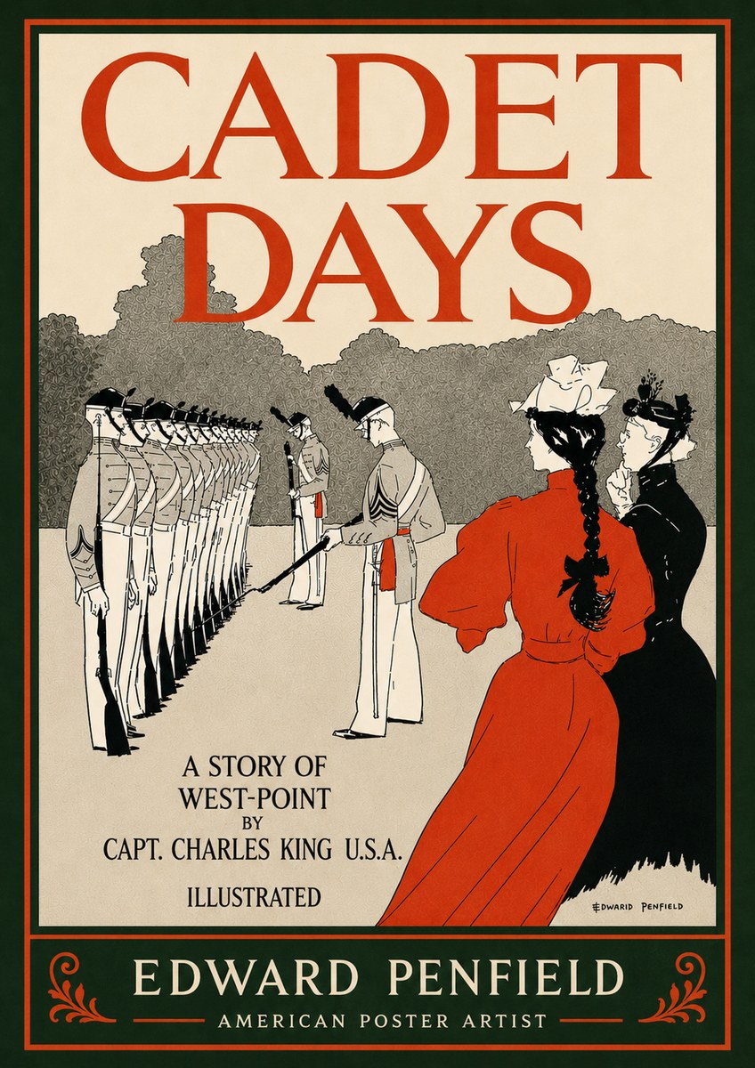 Edward Penfield Cadet Days No5 - Juliste