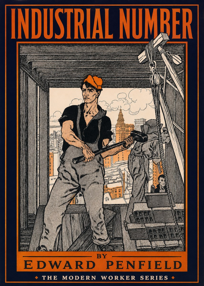Edward Penfield Industrial Number No2 - Juliste