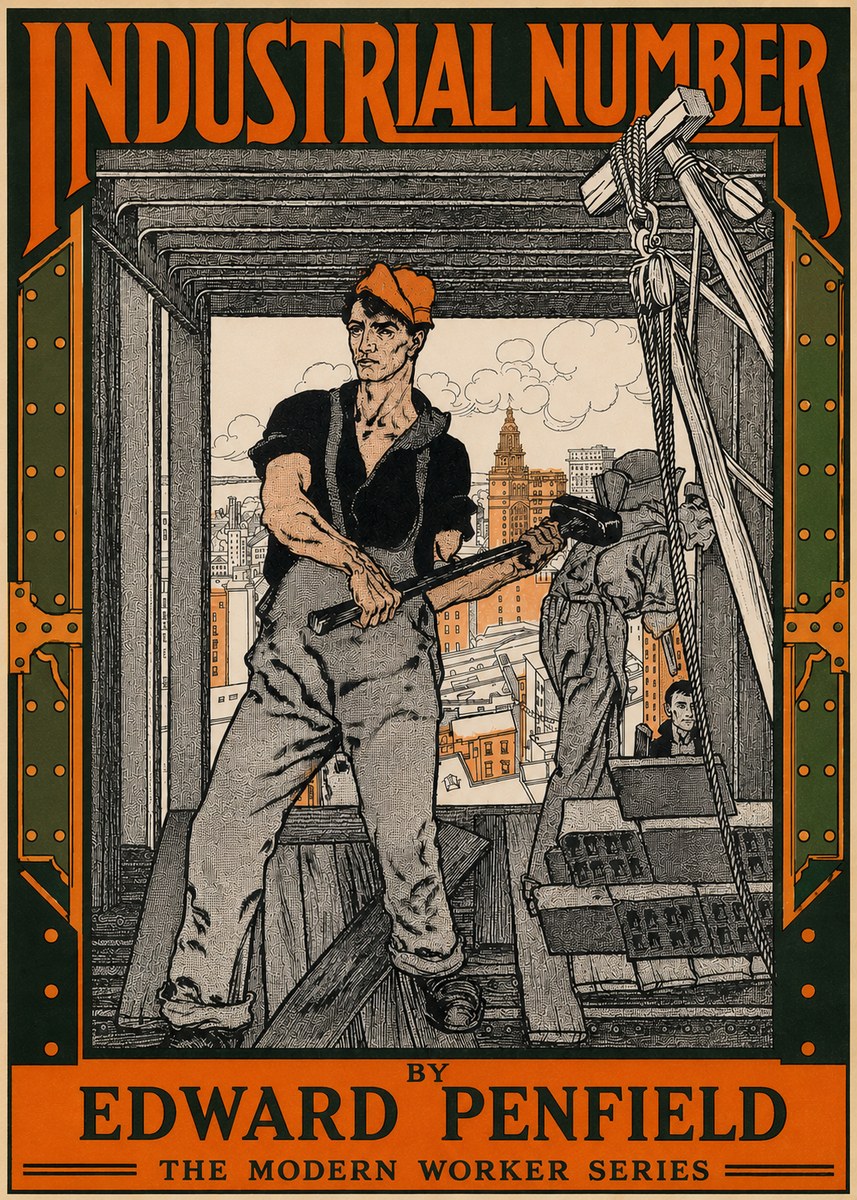 Edward Penfield Industrial Number No3 - Juliste