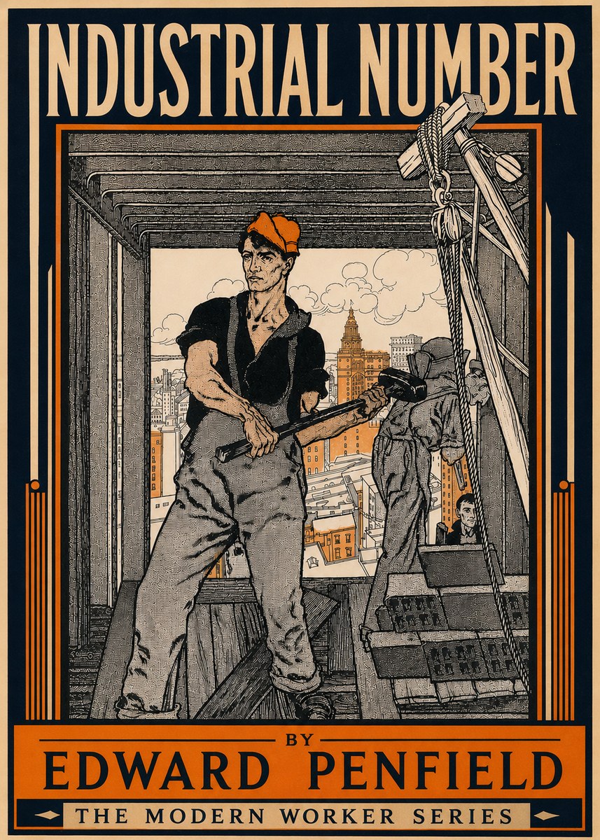 Edward Penfield Industrial Number No4 - Juliste
