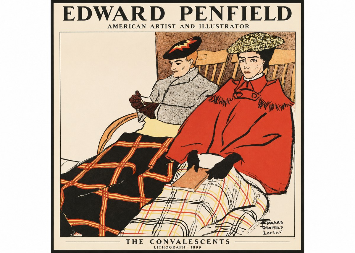 Edward Penfield The Convalescents No1 - Juliste
