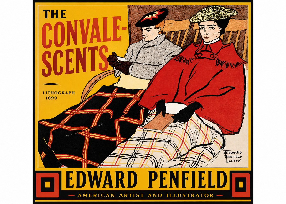 Edward Penfield The Convalescents No3 - Juliste