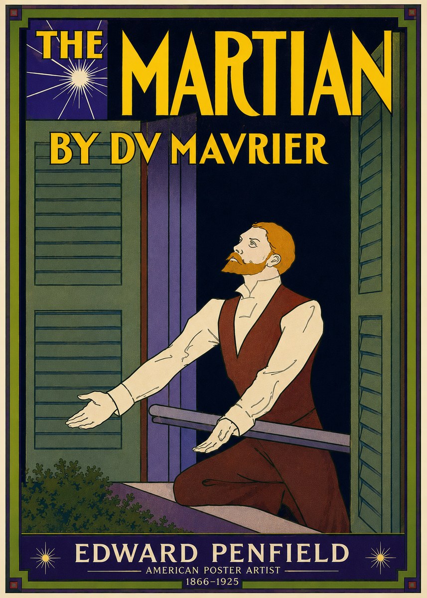 Edward Penfield The Martian by Dv Mavrier No4 - Juliste