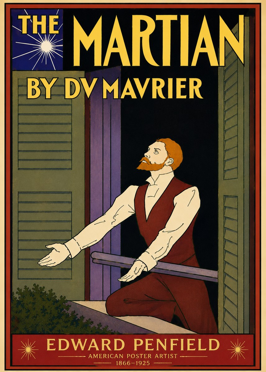 Edward Penfield The Martian by Dv Mavrier No5 - Juliste