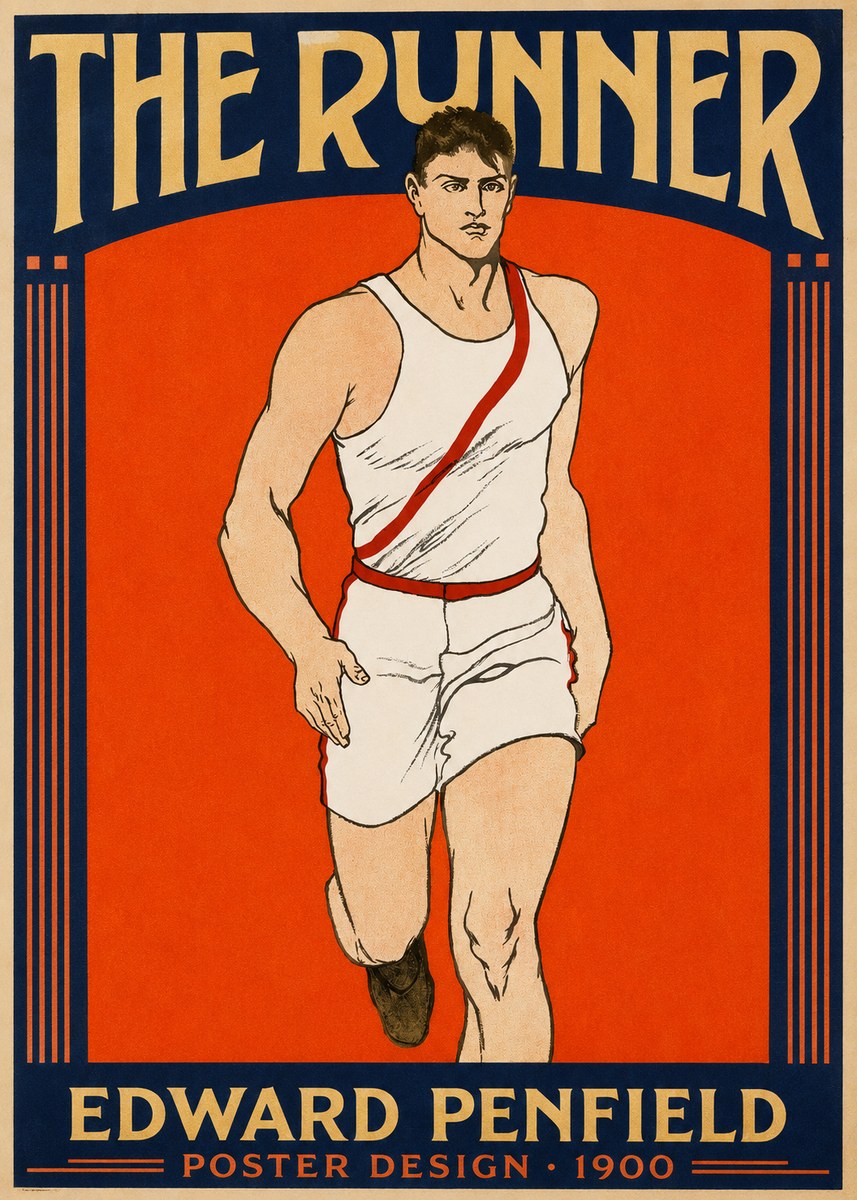 Edward Penfield The Runner No2 - Juliste