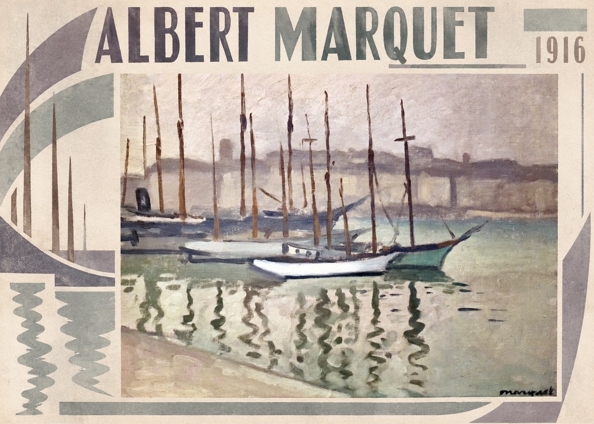 Albert Marquet Le Port Du Havre No5 - Juliste