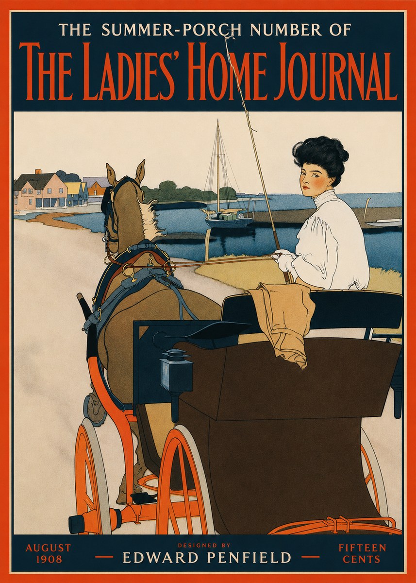 Edward Penfield The Ladies' Home Journal No2 - Juliste