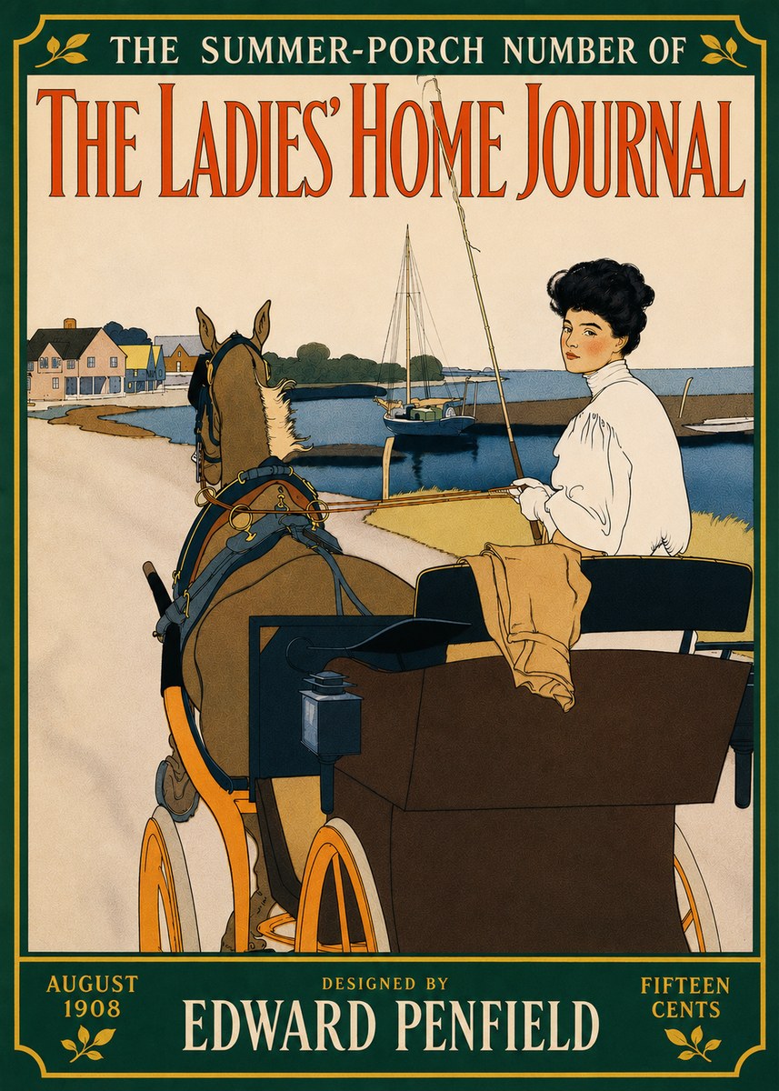 Edward Penfield The Ladies' Home Journal No5 - Juliste