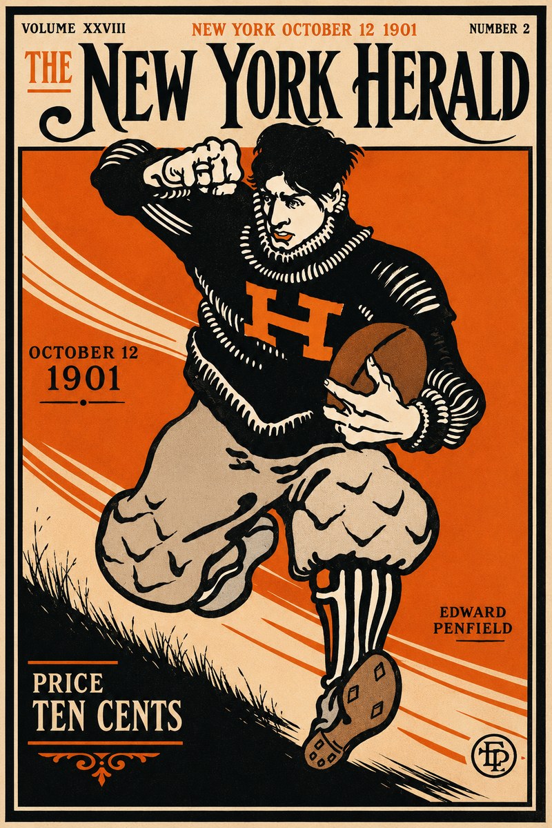 Edward Penfield The New York Herald No3 - Juliste