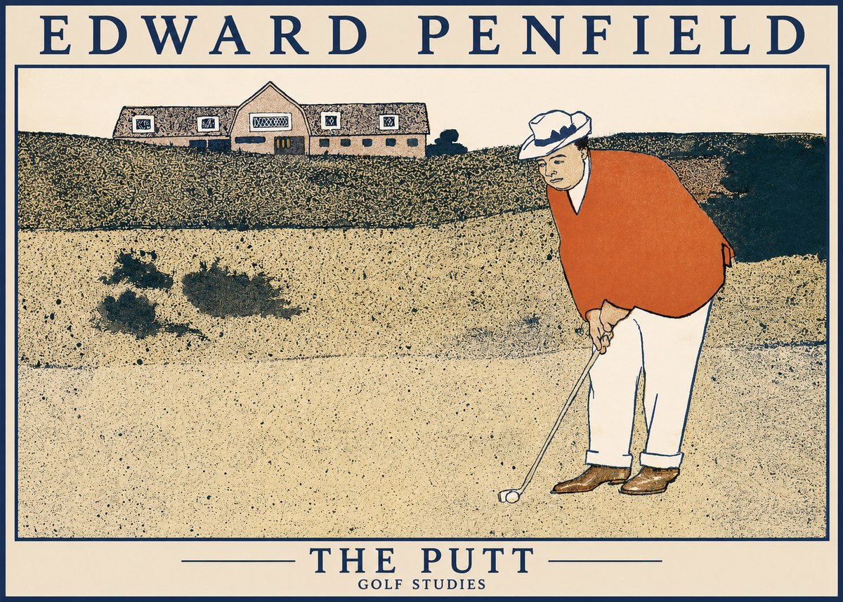 Edward Penfield The Putt No1 - Juliste