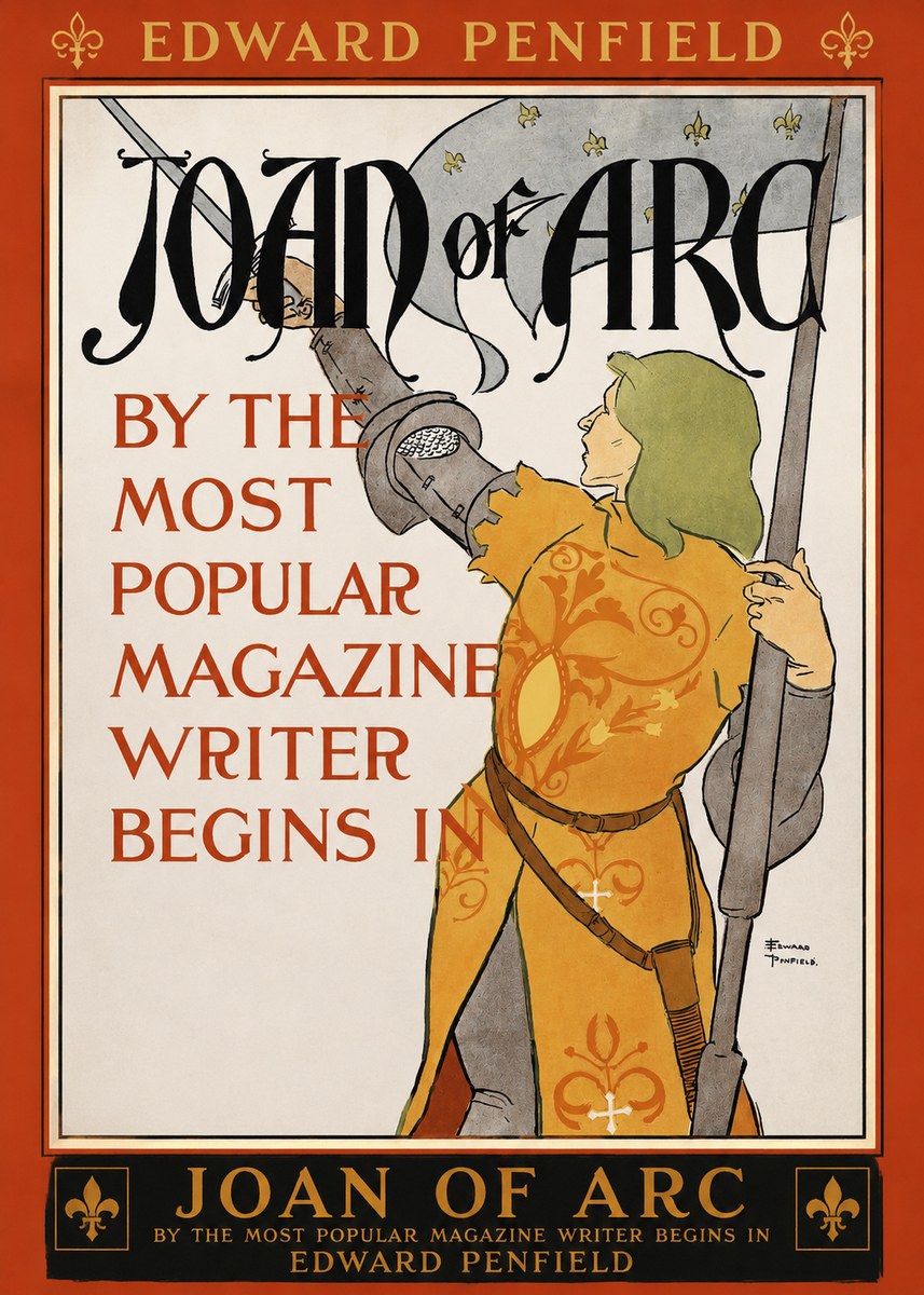 Edward Penfield Joan of Arc No1 - Juliste