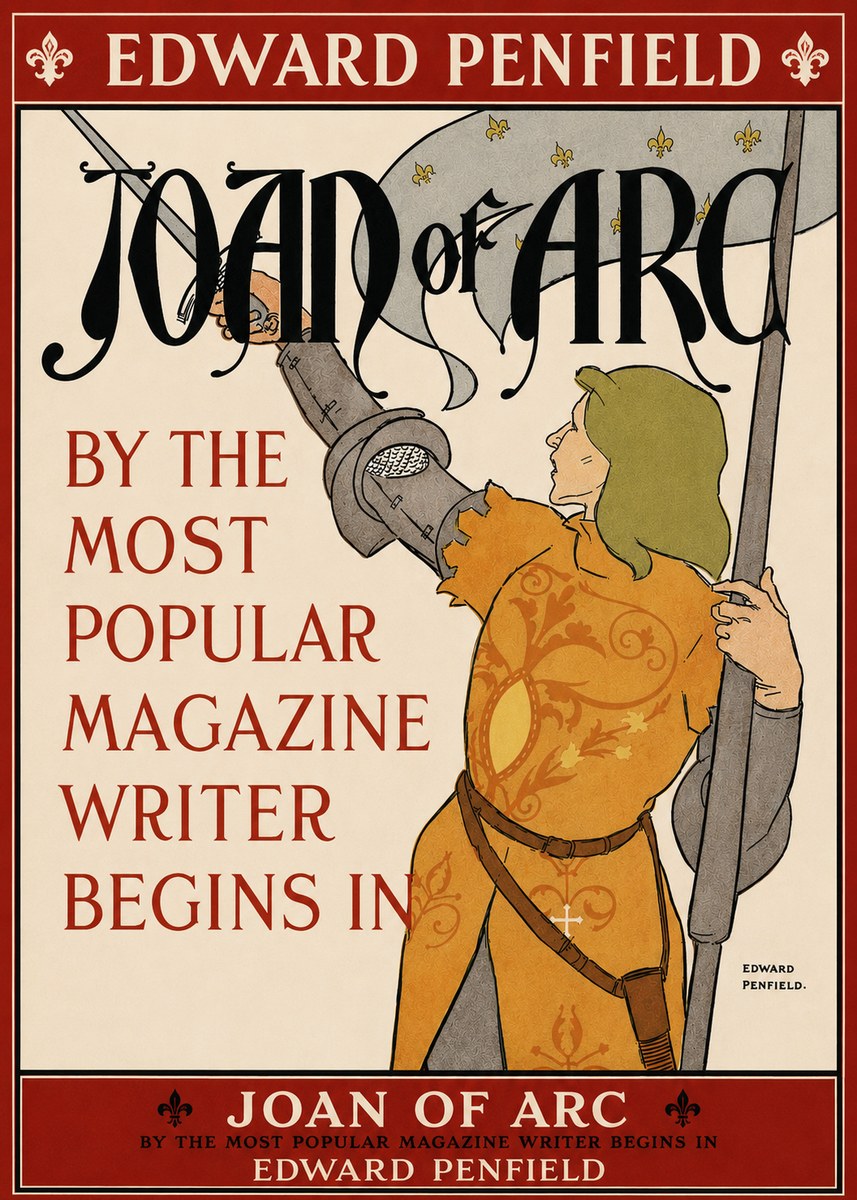 Edward Penfield Joan of Arc No4 - Juliste