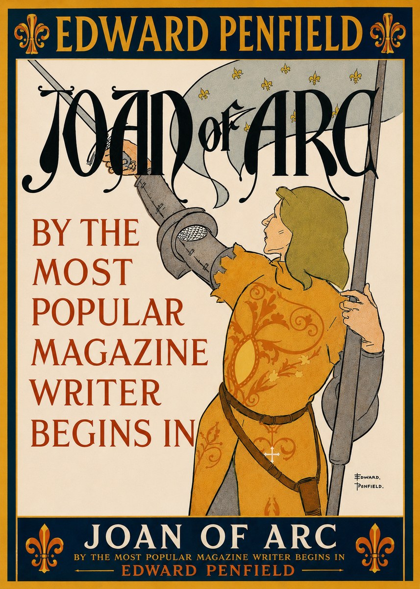Edward Penfield Joan of Arc No5 - Juliste