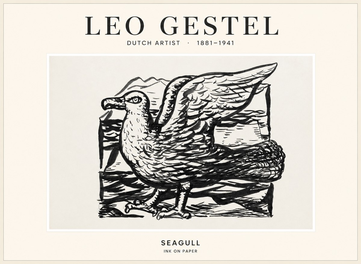 Leo Gestel Seagull No1 - Juliste