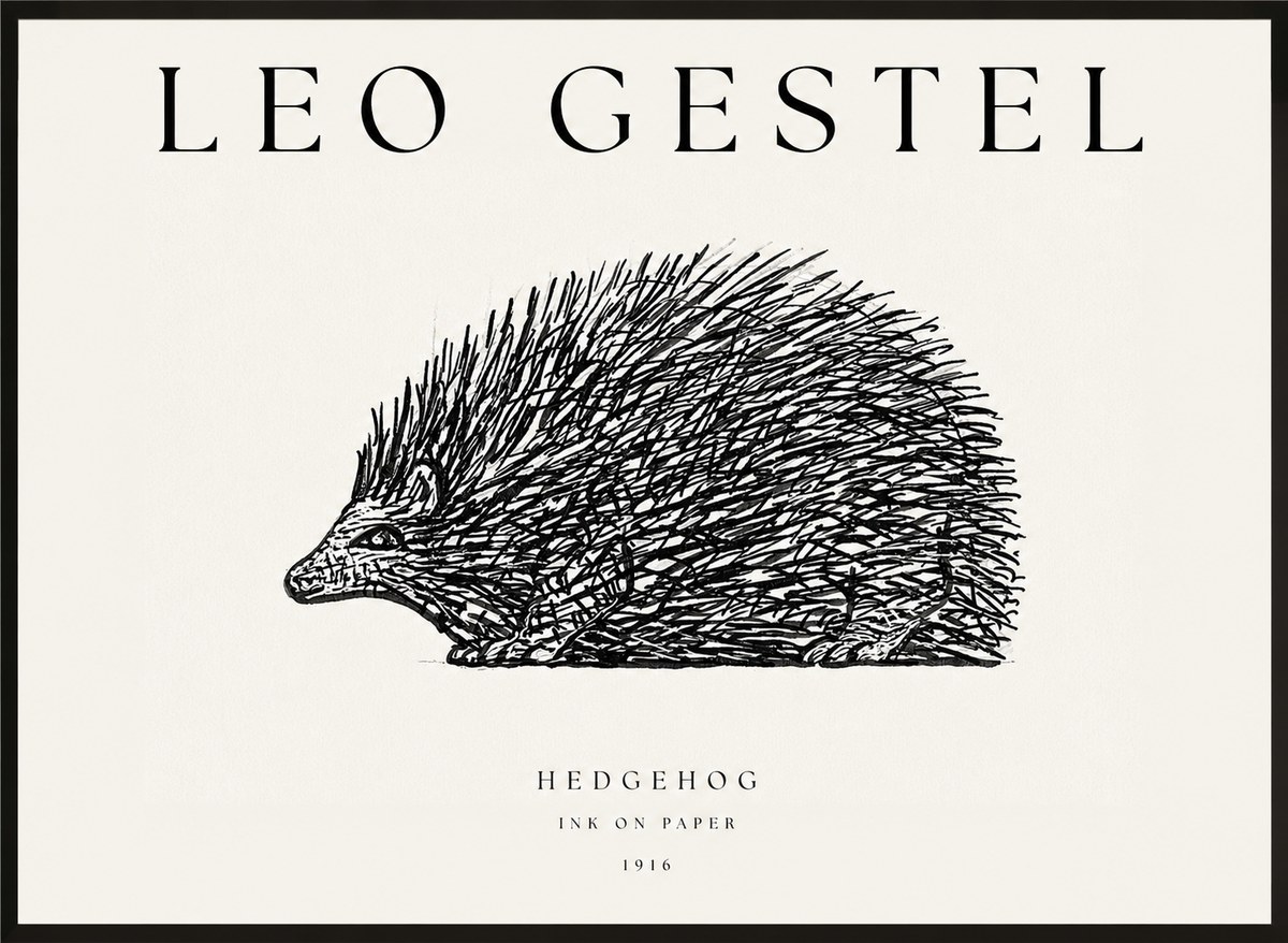 Leo Gestel Hedgehog No1 - Juliste