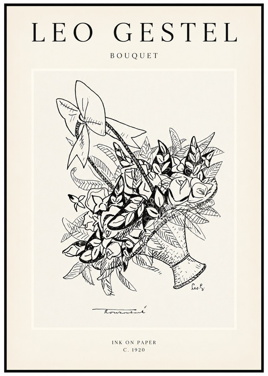 Leo Gestel Bouquet No1 - Juliste