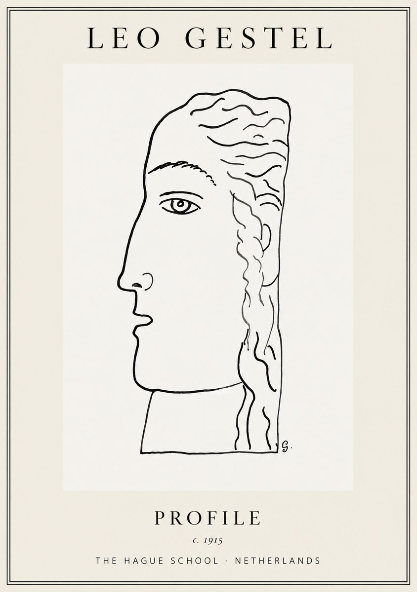 Leo Gestel Profile No1 - Juliste