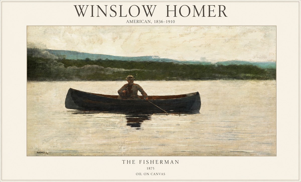 Winslow Homer The Fisherman No1 - Juliste