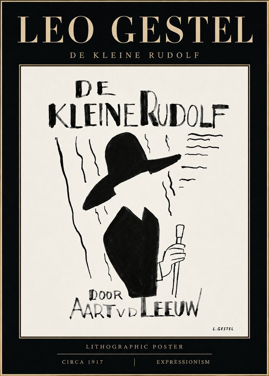 Leo Gestel De Kleine Rudolf No2 - Juliste
