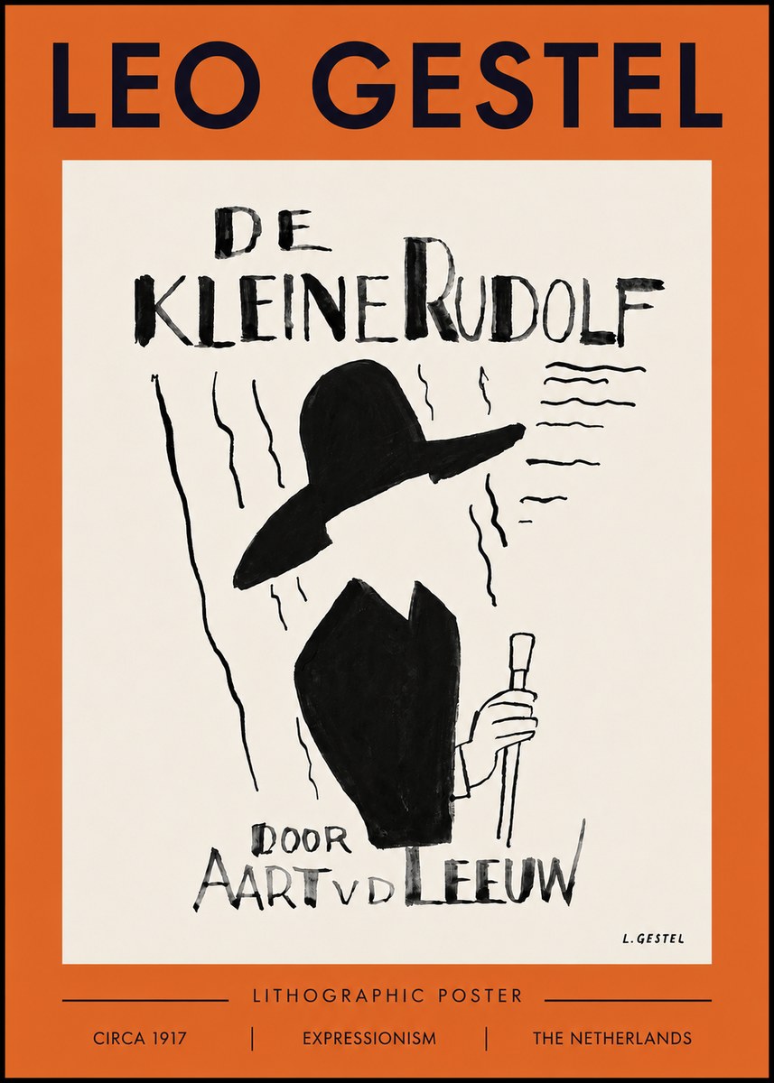 Leo Gestel De Kleine Rudolf No4 - Juliste