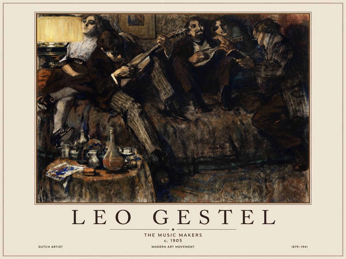 Leo Gestel The Music Makers No1 - Juliste