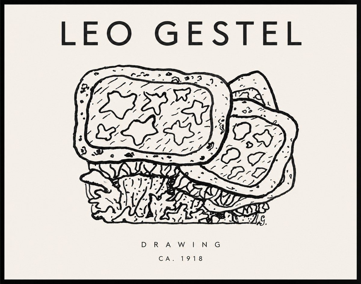 Leo Gestel Drawing Ca. 1918 No1 - Juliste