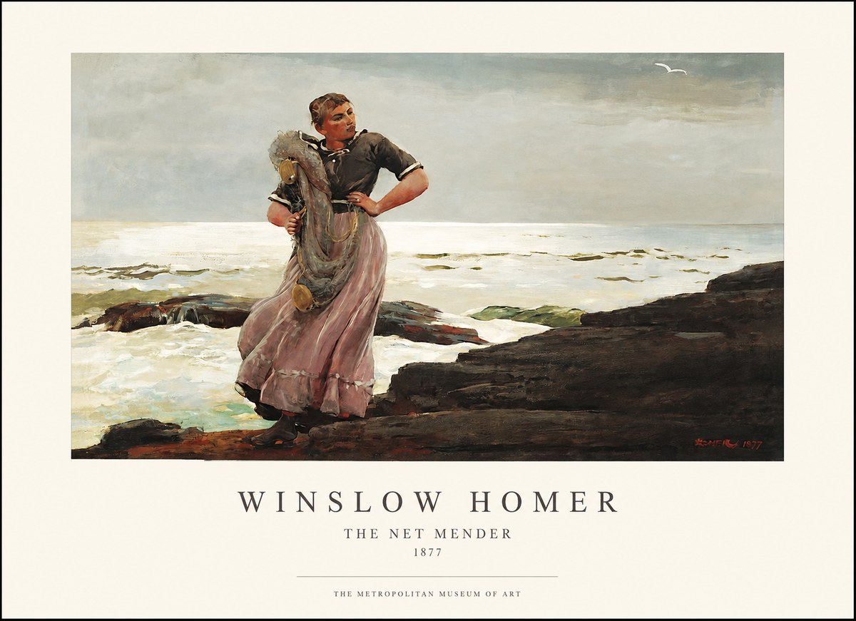 Winslow Homer Coastal Figure No2 - Juliste