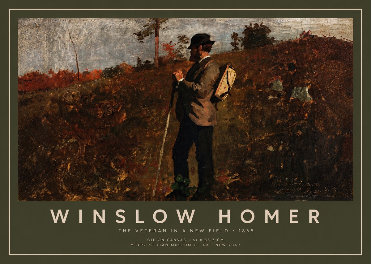 Winslow Homer The Veteran in a New Field No2 - Juliste