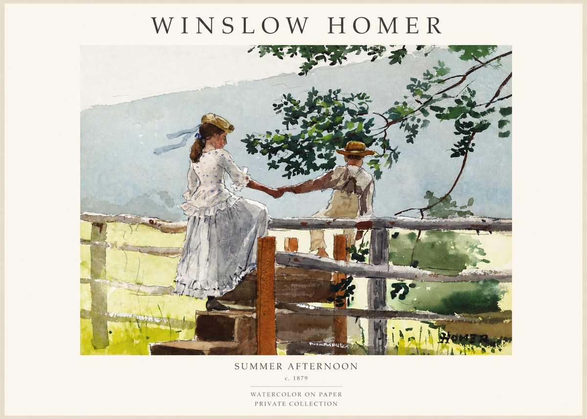 Winslow Homer Summer Afternoon No1 - Juliste