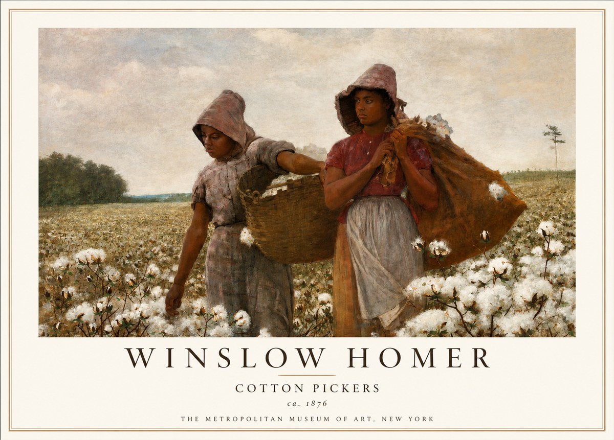 Winslow Homer Cotton Pickers No2 - Juliste