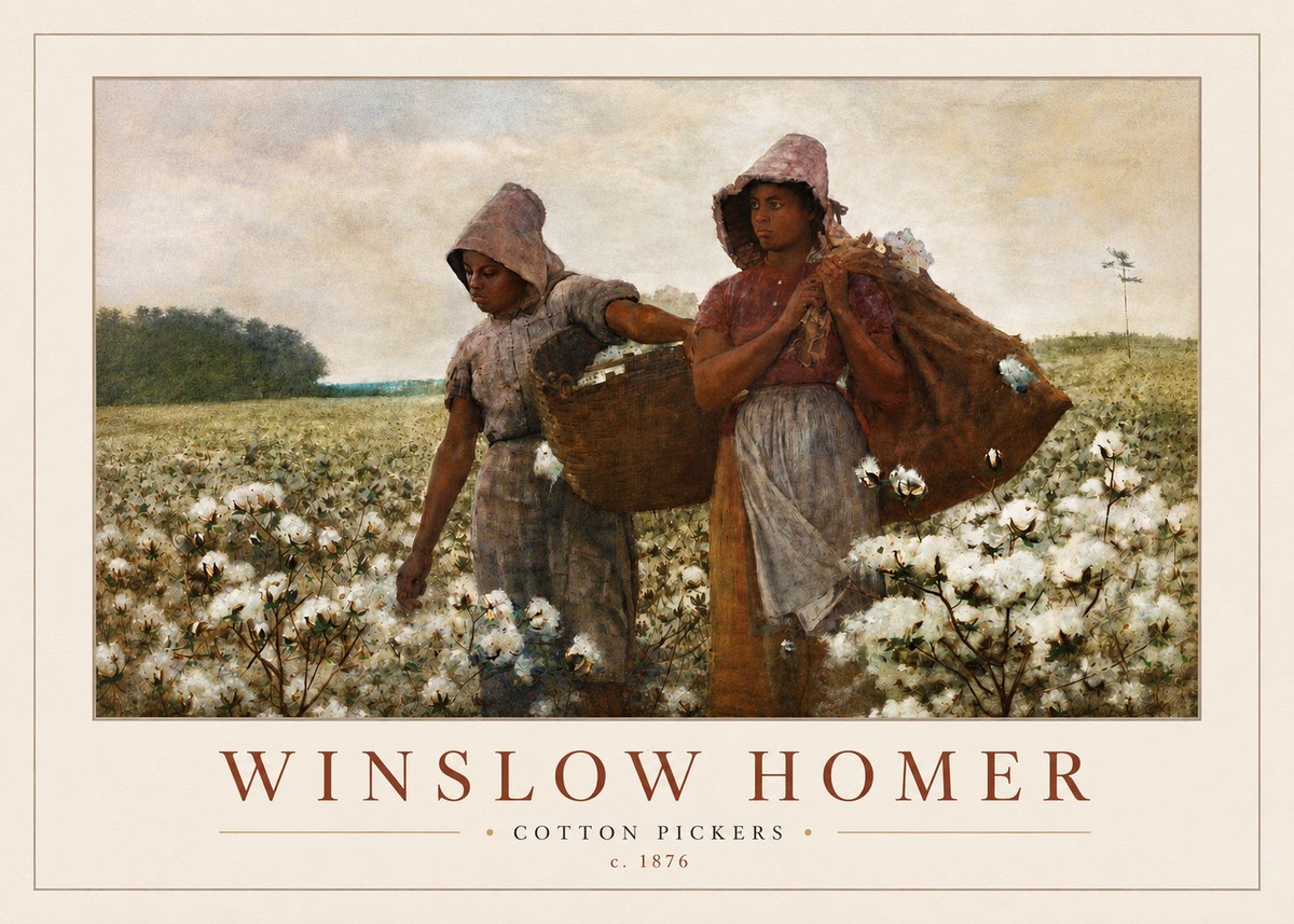 Winslow Homer Cotton Pickers No4 - Juliste