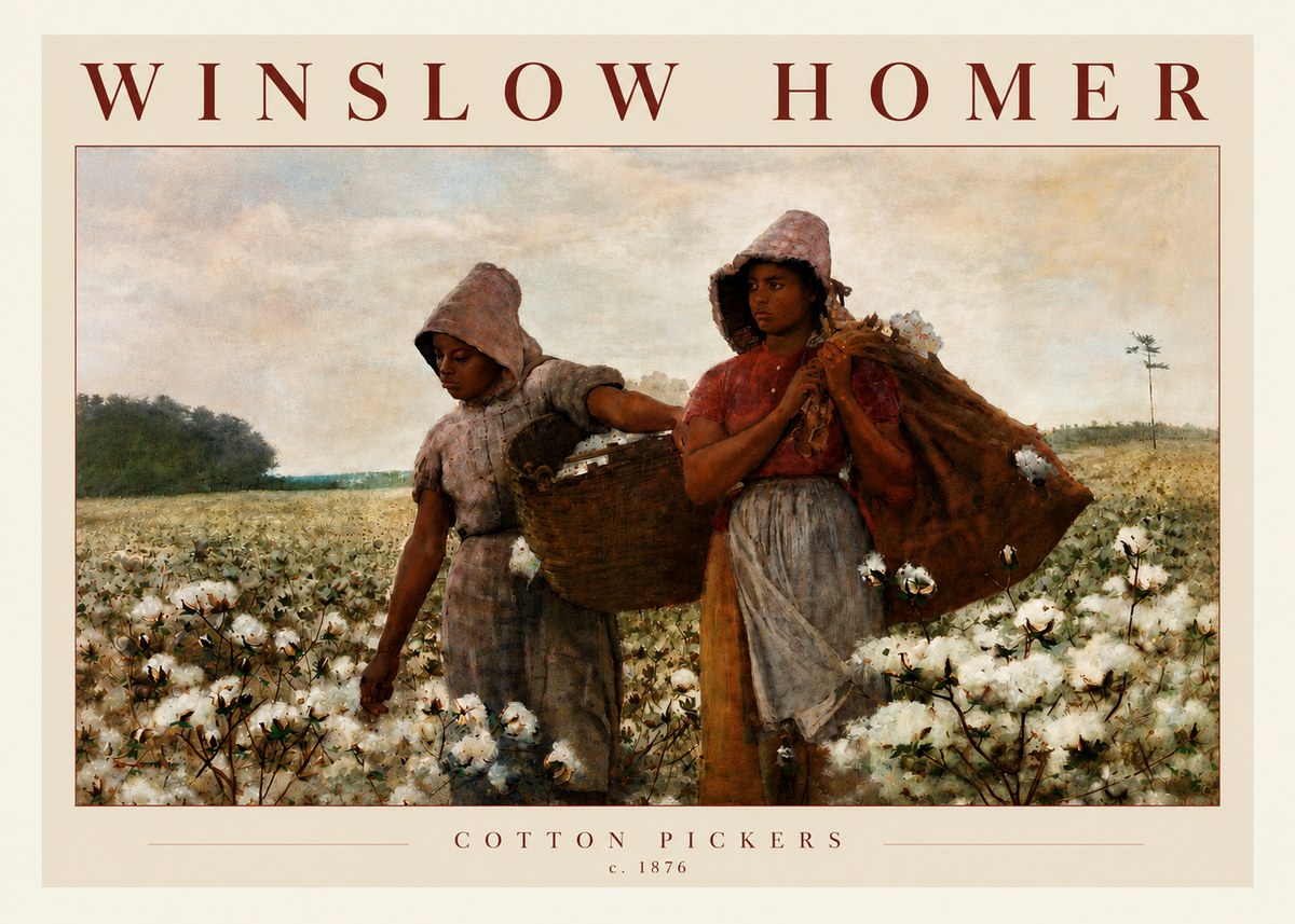Winslow Homer Cotton Pickers No5 - Juliste