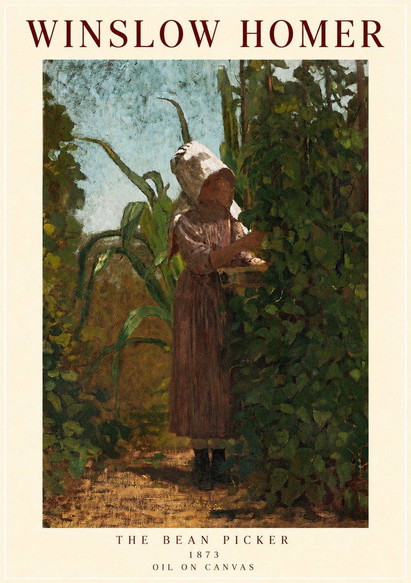 Winslow Homer The Bean Picker No3 - Juliste