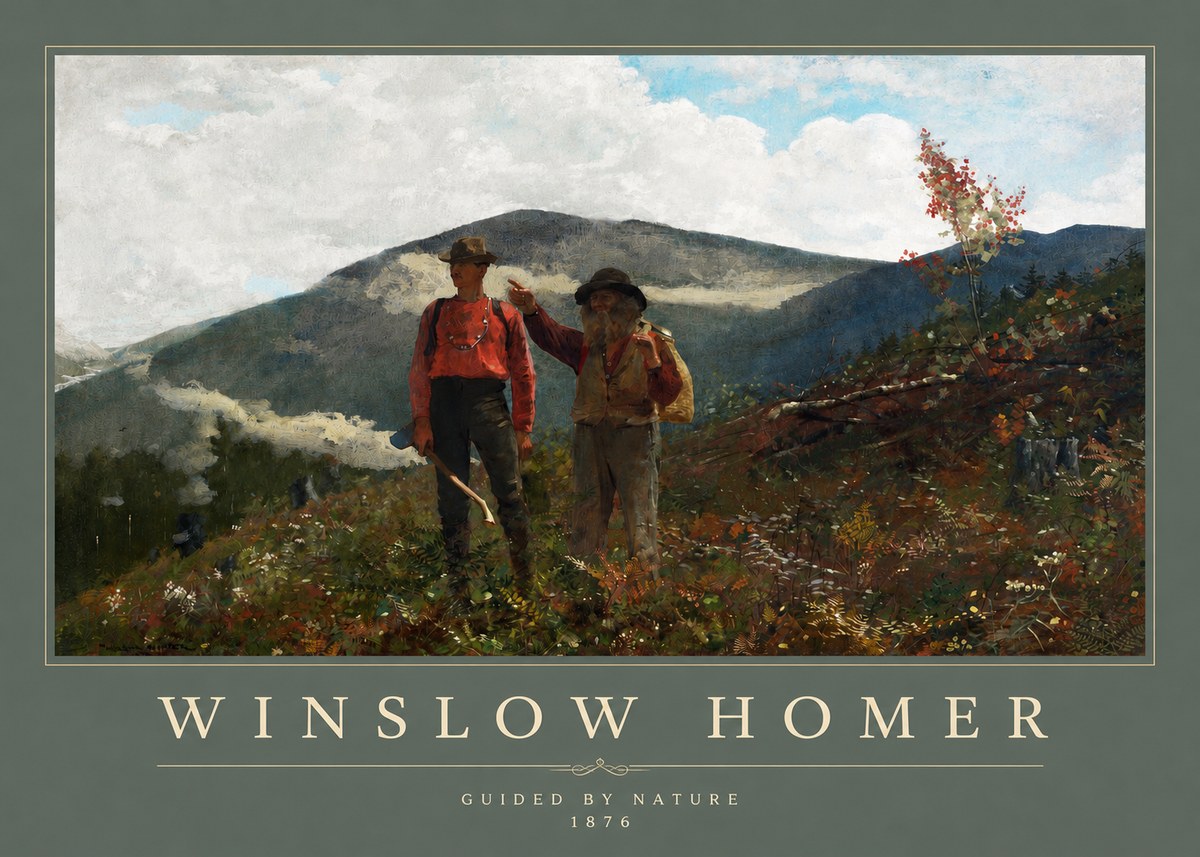Winslow Homer The Two Guides No2 - Juliste