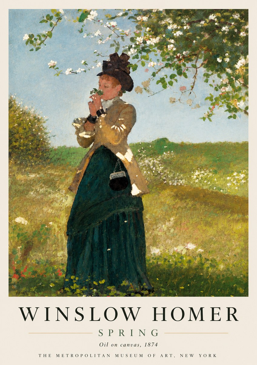 Winslow Homer Spring No4 - Juliste