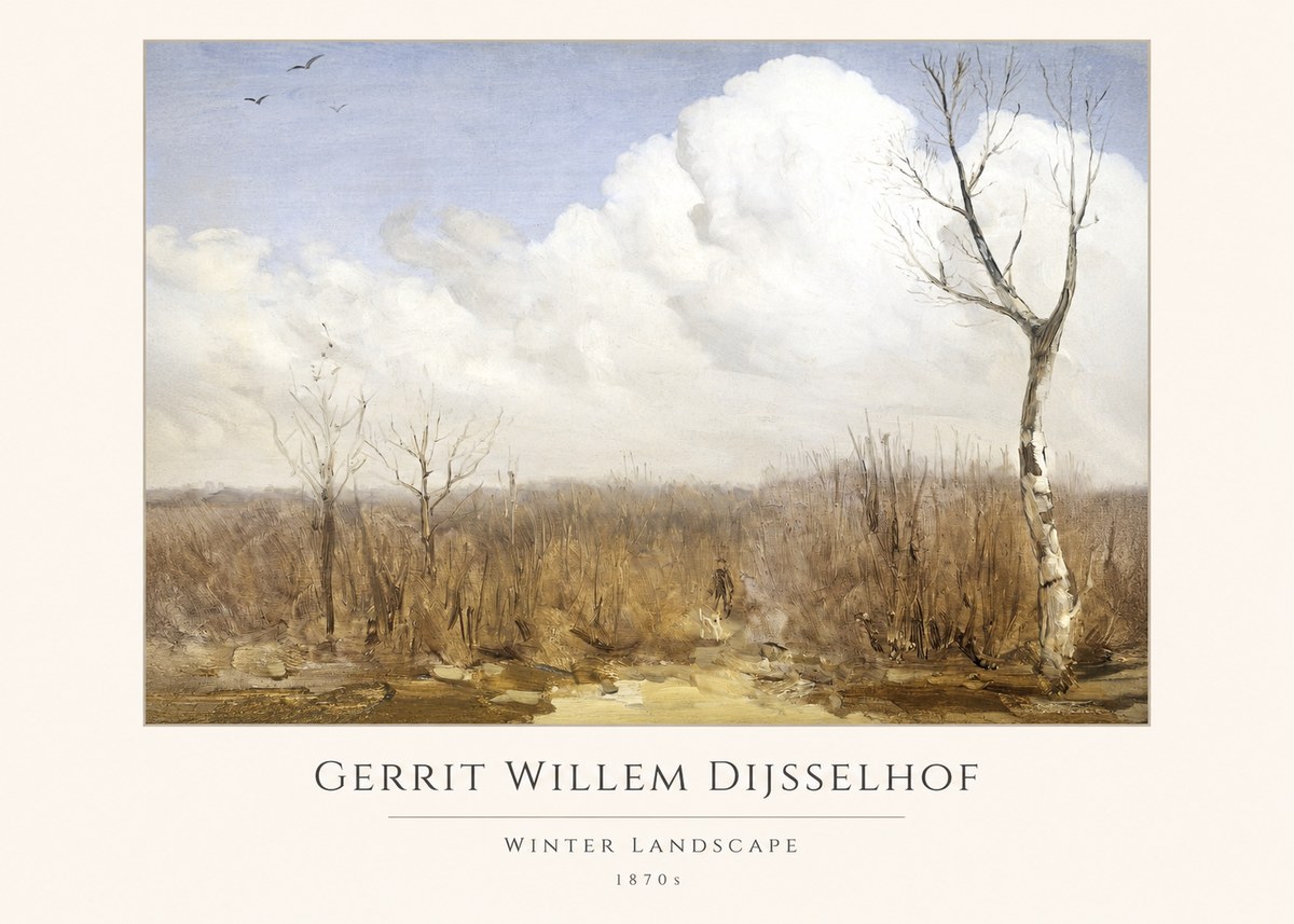 Gerrit Willem Dijsselhof Winter Landscape No4 - Juliste