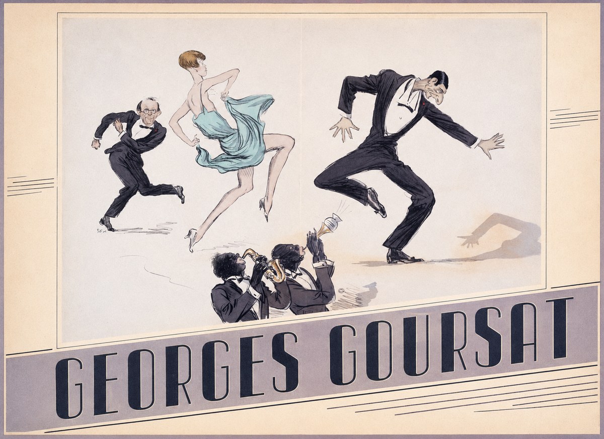 Georges Goursat Jazz Age Revelry No4 - Juliste