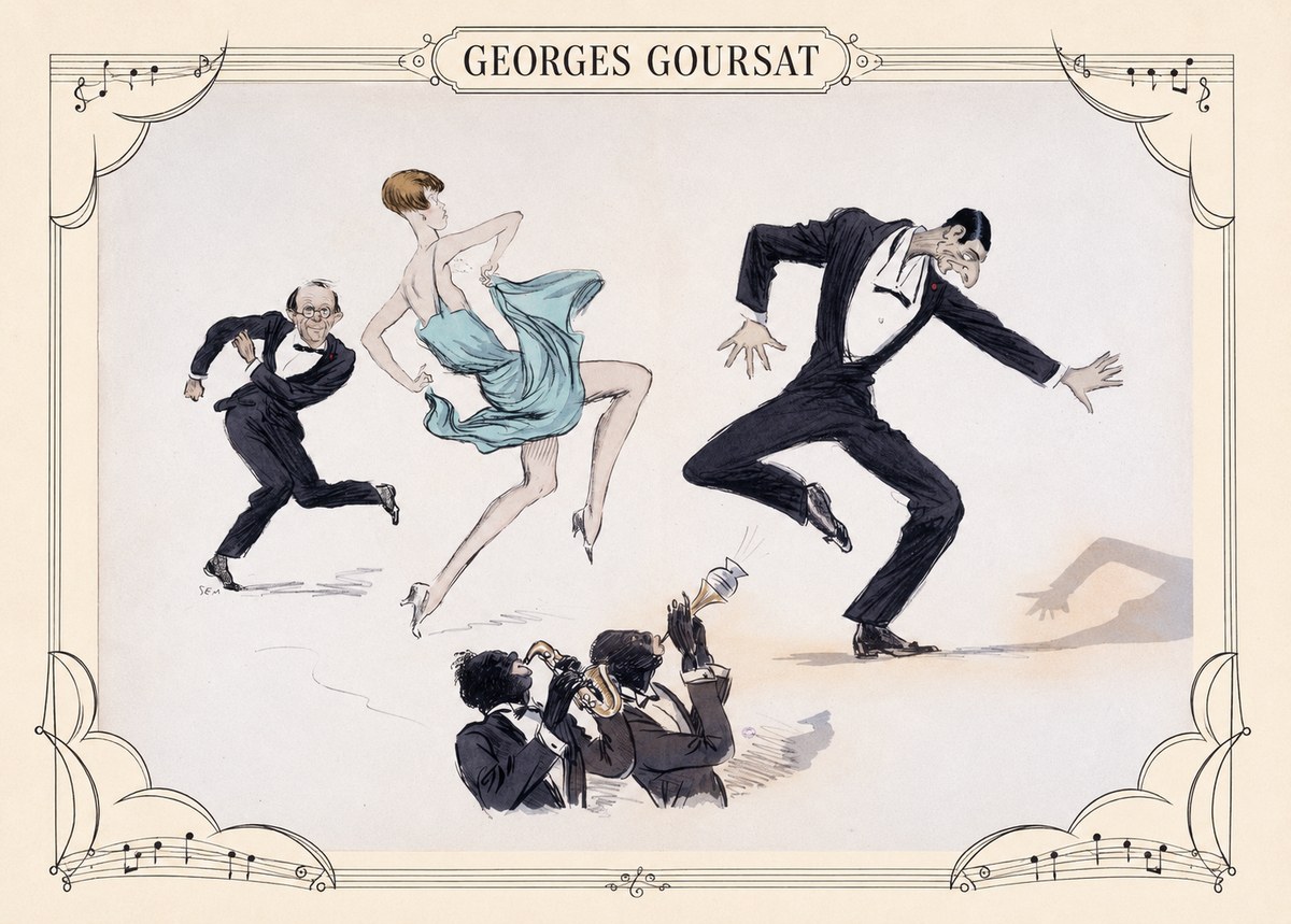 Georges Goursat Jazz Age Revelry No6 - Juliste