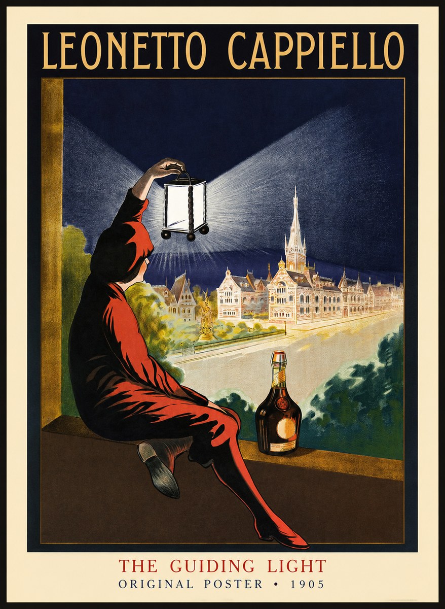 Leonetto Cappiello The Guiding Light No1 - Juliste