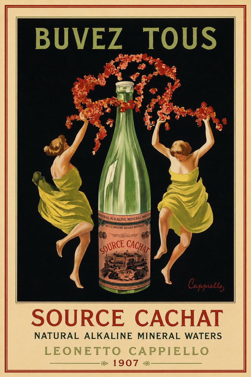 Leonetto Cappiello Source Cachat No5 - Juliste