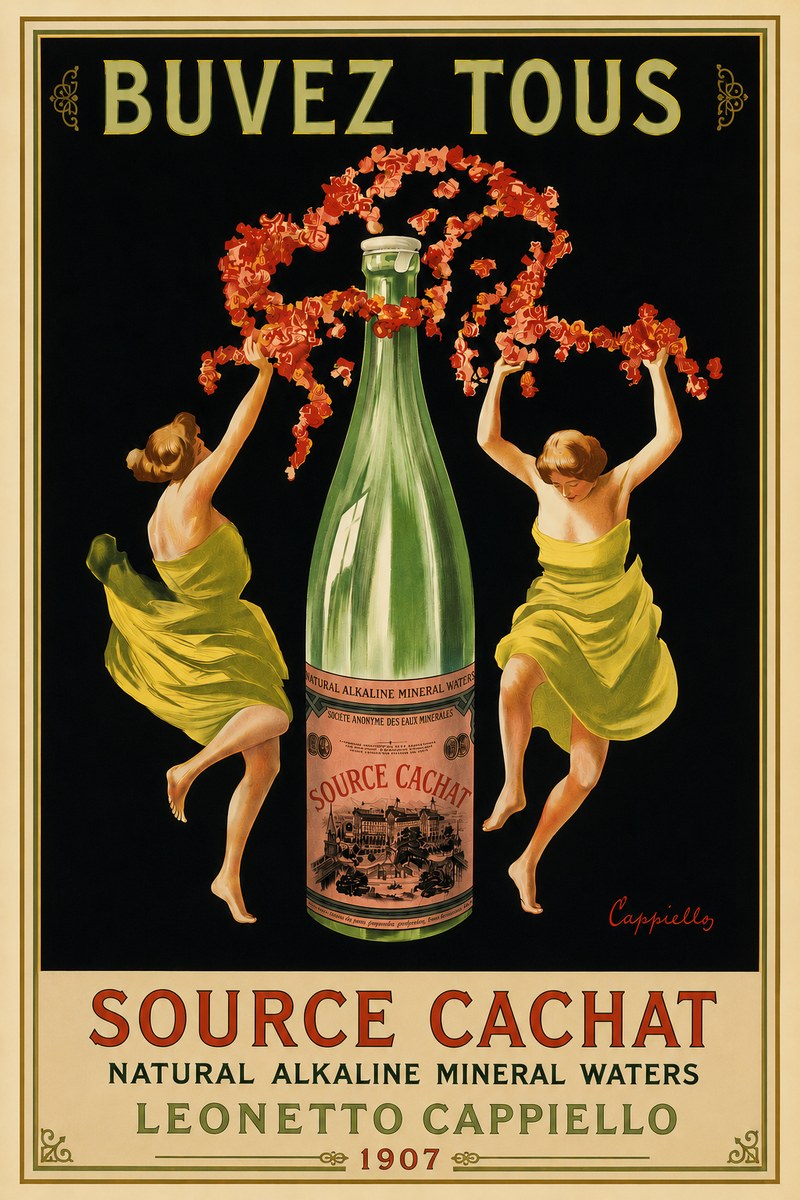 Leonetto Cappiello Source Cachat No6 - Juliste